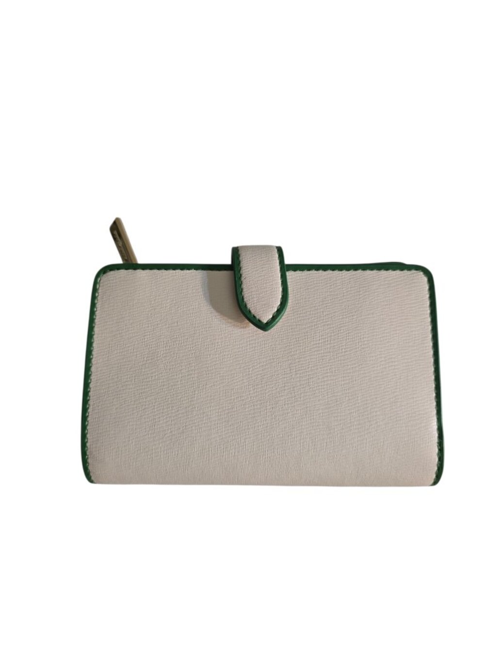 NWT Kate Spade x Peanuts Snoopy Medium Bifold Wallet KM584 White Green Leather - Picture 2 of 10